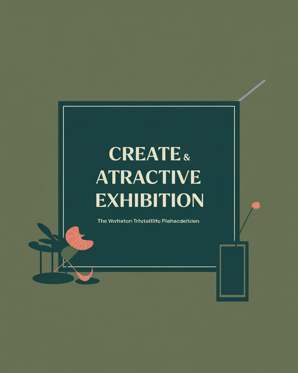 Upcoming exhibition poster